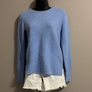 J. Crew Factory Blue Crew Neck Sweater